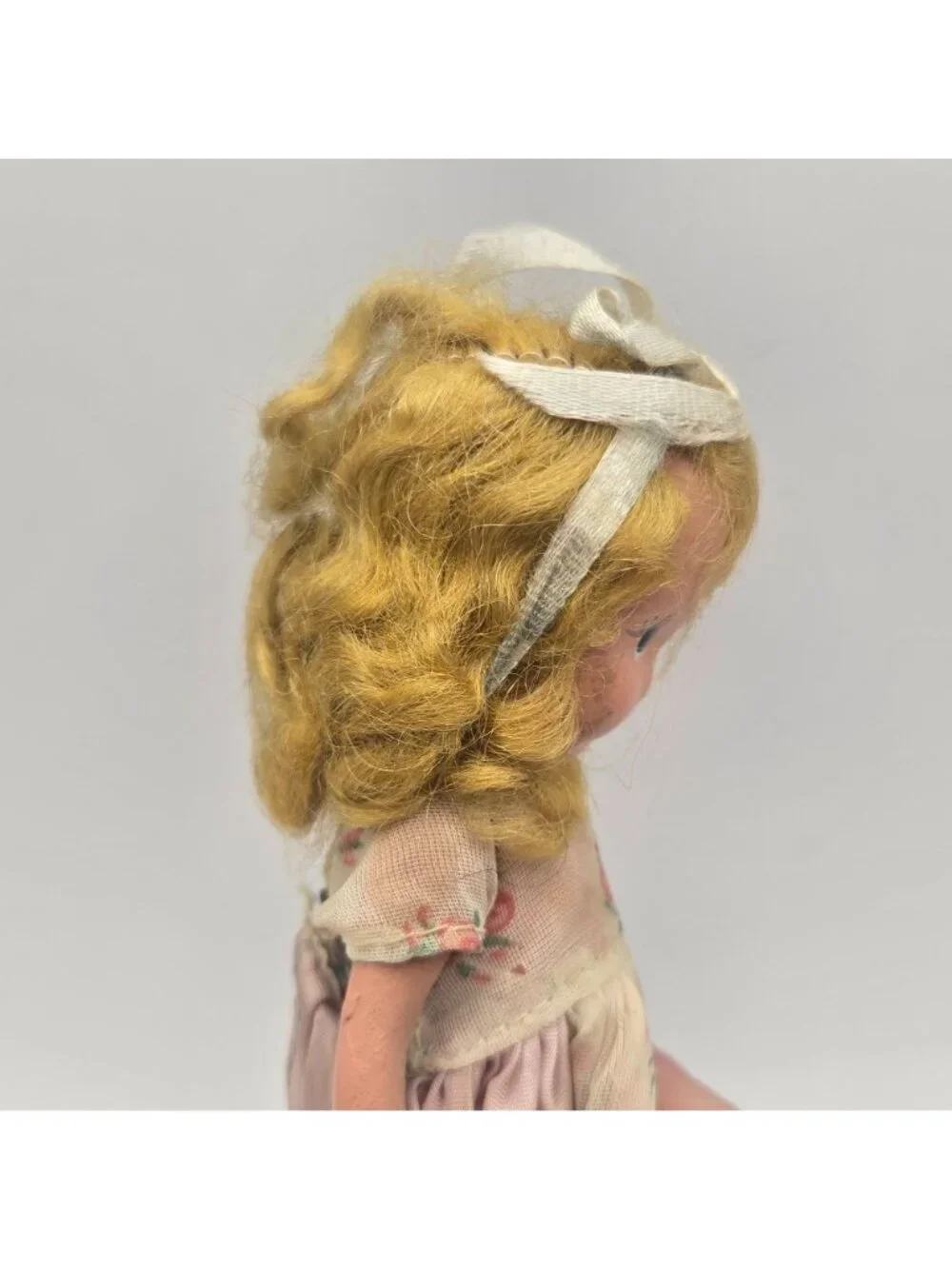 Antique Nancy Ann Story Book Doll Bisque Pudgy Blonde